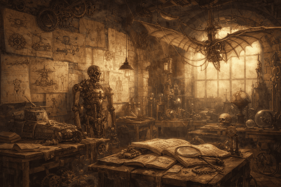 No momento, você está visualizando Cenário: a Oficina de Leonardo da Vinci